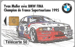 CARTE-PUCE-PRIVEE-PUBLIC-50U-EN1341-GemB-11/95-BMW-/MULLER-V°D N° Série B5B153001-Utilisé-TBE - 50 Einheiten