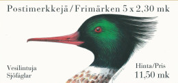Finlande Carnet N°C1189 Oiseaux Aquatiques Neuf** (4 Scans) - Booklets
