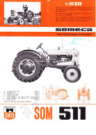 MATERIEL AGRICOLE - TRACTEUR SOMECA SOM 511 - Trattori