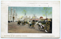 LONDON : FRANCO BRITISH EXHIBITION, 1908 - RICKSHAWS / DOVER, BUCKLAND AVENUE (CASTLE) - London Suburbs