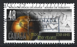 Canada 2002. Scott #1962 (U) Toronto Stock Exchange, 150th Anniv.  *Complete Issue* - Usati