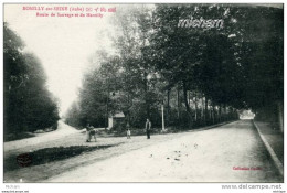 CPA 10  ROMILLY SUR SEINE   ROUTE DE SAUVAGE ET DE MARCILLY  PARFAIT ETAT - Romilly-sur-Seine