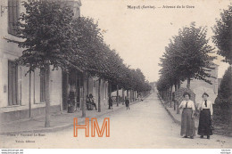 C P A  72   MAYET  Avenue  De La Gare - Mayet