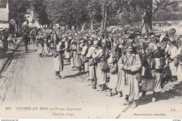 C P A  Troupe  Algerienne    T B E - 1914-18