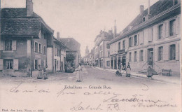 Echallens VD, Grande Rue Animée (8.4.1901) - Échallens