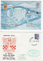 2 Diff 1970s-1980s POLICE  Event COVERS LIVERPOOL PONTELAND Cover GB Stamps - Polizei - Gendarmerie