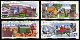 Canada (Scott No.1849-52 -Boites A Male Rurale / Rural Mailboxes) (o) - Oblitérés