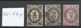 RUSSLAND RUSSIA 1879 Levant Levante Michel 12 - 14 X O - Levant