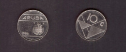 ARUBA   10 CENTS 1986 (KM # 2) #7393 - Aruba