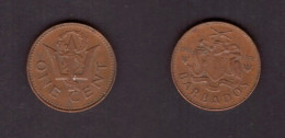 BARBADOS   1 CENT 1976 (KM # 19) #7394 - Barbados (Barbuda)