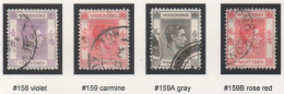 HongKong - #158-59-A+B - Used - Used Stamps