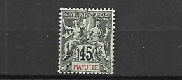 MAYOTTE   1900 - 07   Cat YT N° 19  N*  MLH - Neufs