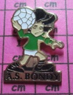 313c Pin's Pins / Beau Et Rare / SPORTS / CLUB HANDBALL A.S. BONDY - Handball