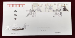 China 2023 Traditional Martial Arts - Tai Chi FDC - Briefe U. Dokumente