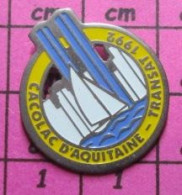 313d Pin's Pins / Beau Et Rare / SPORTS / VOILE VOILIER CACOLAC D'AQUITAINE TRANSAT 92 TWIN TOWERS WORLD TRADE - Vela