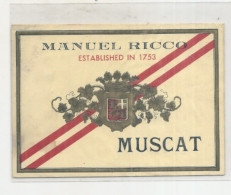 Manuel RICCO - Muscat - Vino Blanco