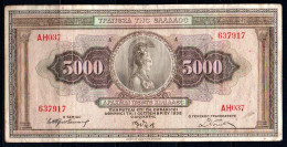 521-Grèce 5000 Drachmai 1932 AH037 - Grèce