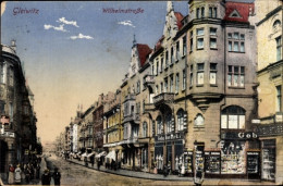 CPA Gliwice Gleiwitz Oberschlesien, Wilhelmstraße - Schlesien