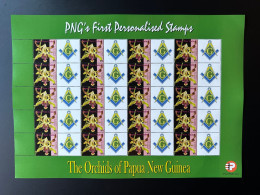 Papua New Guinea PNG 2007 Mi. 1244 Personalized Franc-maçons Freimaurer Freemasonry Masonic Orchids Flowers - Papua New Guinea