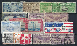 ETATS UNIS P.A. Ca.1954-61: Lot D' Obl. (6 Scans) - 2a. 1941-1960 Afgestempeld