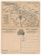 Carte De Franchise Militaire - Carte Du Front Editions Hatier - Plateau De Craonne (n°7) - Brieven En Documenten
