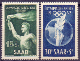 SAAR - OLYMPICS HELSINKI - SPORT - **MNH - 1952 - Verano 1952: Helsinki