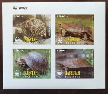 RUSSIE-ex URSS Tortue, Tortues, Turtle, Tortuga, Feuillet 4 Valeurs Neuf Sans Charniere. MNH ** - Tortugas