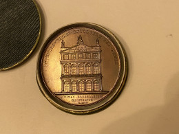 BELGIQUE, Royaume Des Pays-Bas, AR Médaille, 1830, Braemt Inauguration SUP à FDC Rare Variante Guillaume Willem I - Royal / Of Nobility