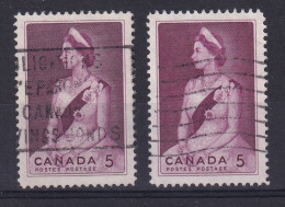 Canada: 1964   Royal Visit   [Shades]   Used (x2) - Used Stamps