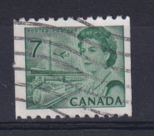 Canada: 1967/73   QE II - Coil   SG596    7c   [Perf: 10 X Imperf]    Used - Used Stamps