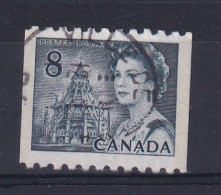 Canada: 1967/73   QE II - Coil   SG597q    8c   [Perf: 10 X Imperf] [2 Flourescent Bands]   Used - Gebraucht