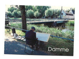 Damme Vaart Foto Prentkaart Photo Carte Htje - Damme