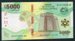 C.A.S. NLP 5000 FRANCS 2020 Issued 15.12.2022 #A8    UNC. - Central African States