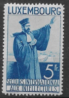 Luxemburg Good Stamp Intellectuals Mh * 1935 (150 Euros) - Otros & Sin Clasificación