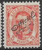 Luxemburg Mh * 80 Euros 1908 - Oficiales