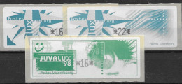 Luxemburg 1997-98 Mint Adhesive 7 Euros - Máquinas Franqueo (EMA)