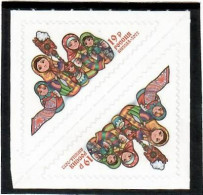 Russia 2022 . Matryoshka Dolls (tete-beche). - Unused Stamps