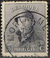 Belgique - 1919 - Y&T N° 169 Oblitéré Morialmé - 1919-1920 Trench Helmet
