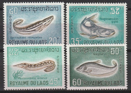 Laos 1967, Postfris MNH, Fish - Laos