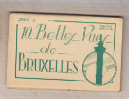 23D1036 Carnet 10 BELLES VUES BRUXELLES .RAMSA - Konvolute, Lots, Sammlungen