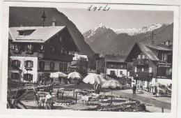 D3551) KAPRUN - Landhäuser DEMEL Gastgarten - Straße Personen ALT ! - Kaprun