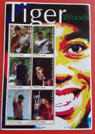 Foglietto Francobolli - Tiger Woods - Golf