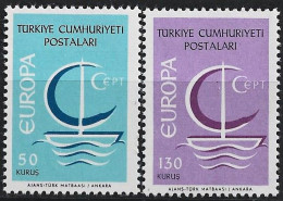 1966- -  TURKISH  STAMPS - UMM  EUROPA - ONE SET - 1966