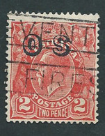 Australia 1932-33; Service Stamp Overloaded OS, Timbre De Service Surchargés OS. King George V. Used - Oficiales