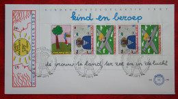 FDC E250a 250a Child Welfare Kinder Enfant NVPH 1390 1987 Without Address NEDERLAND NIEDERLANDE NETHERLANDS - FDC