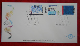 FDC E260 260 Child Welfare Kinder Enfant NVPH 1415-1417 1988 Without Address NEDERLAND NIEDERLANDE NETHERLANDS - FDC