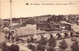 FRANCE - 87 - Limoges - Pont Saint-Etienne - Vallée De La Sienne - Carte Postale Ancienne - Limoges