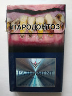 PARLIAMENT..RESERVE ...EMPTY HARD PACK CIGARETTE BOX EDITION WITH KAZAKHSTAN EXCISE STAMP.. - Boites à Tabac Vides
