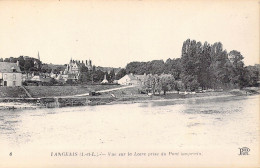 FRANCE - 37 - Langeais - Vue Sur La Loire Prise Du Pont Suspendu - Carte Postale Ancienne - Langeais