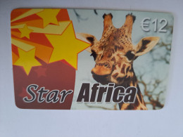 NETHERLANDS /  PREPAID / VECTONE/ STAR AFRIKA /  GIRAFFE /  € 12,-  USED  ** 14899** - Private